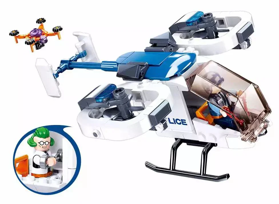 Set de constructie Sluban Elicopter blindat, 161 piese foto