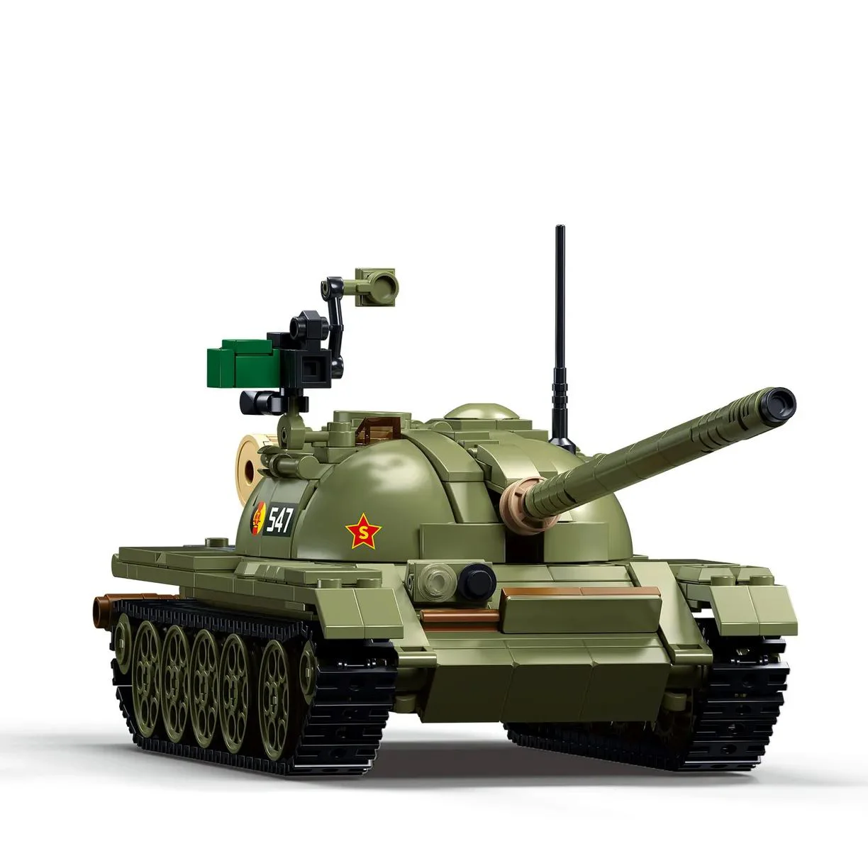 Set de constructie Sluban Tanc T-54S, scara 1:35, 604 piese foto