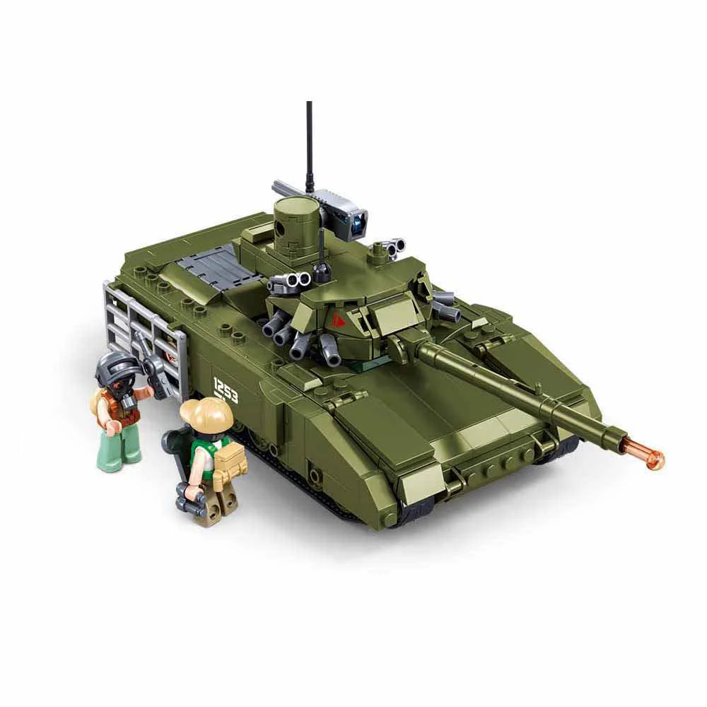 Set de constructie Sluban Army T-14S, 319 piese foto