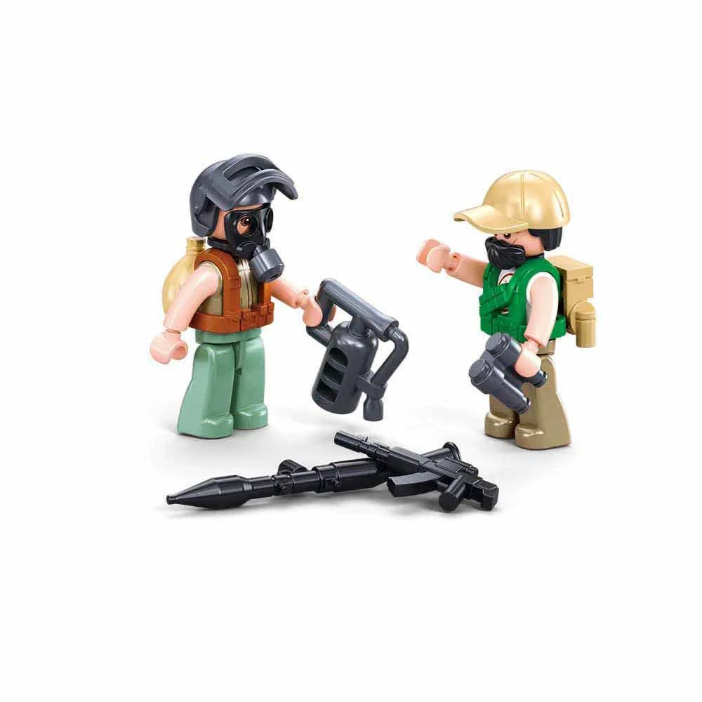 Set de constructie Sluban Army T-14S, 319 piese foto