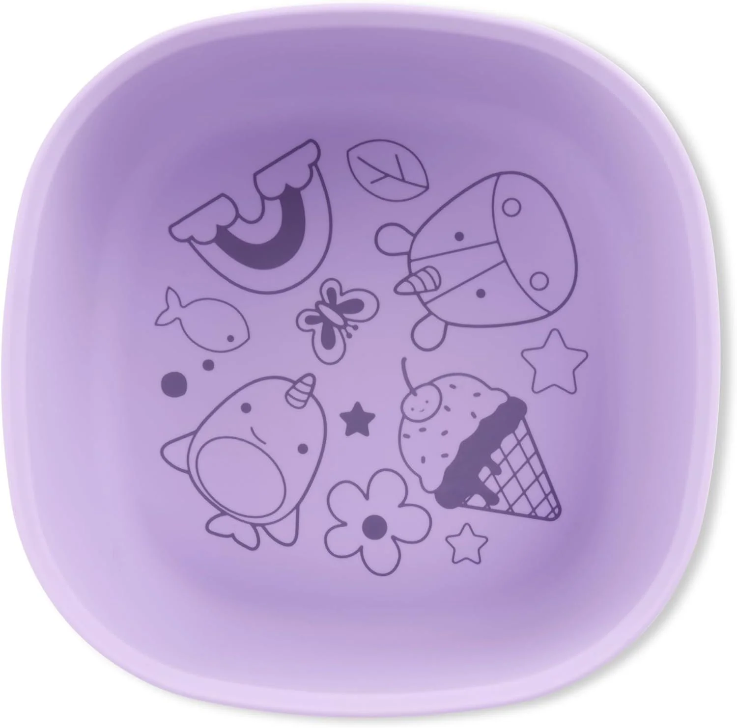 Силиконовая миска Skip Hop Squad Purple foto