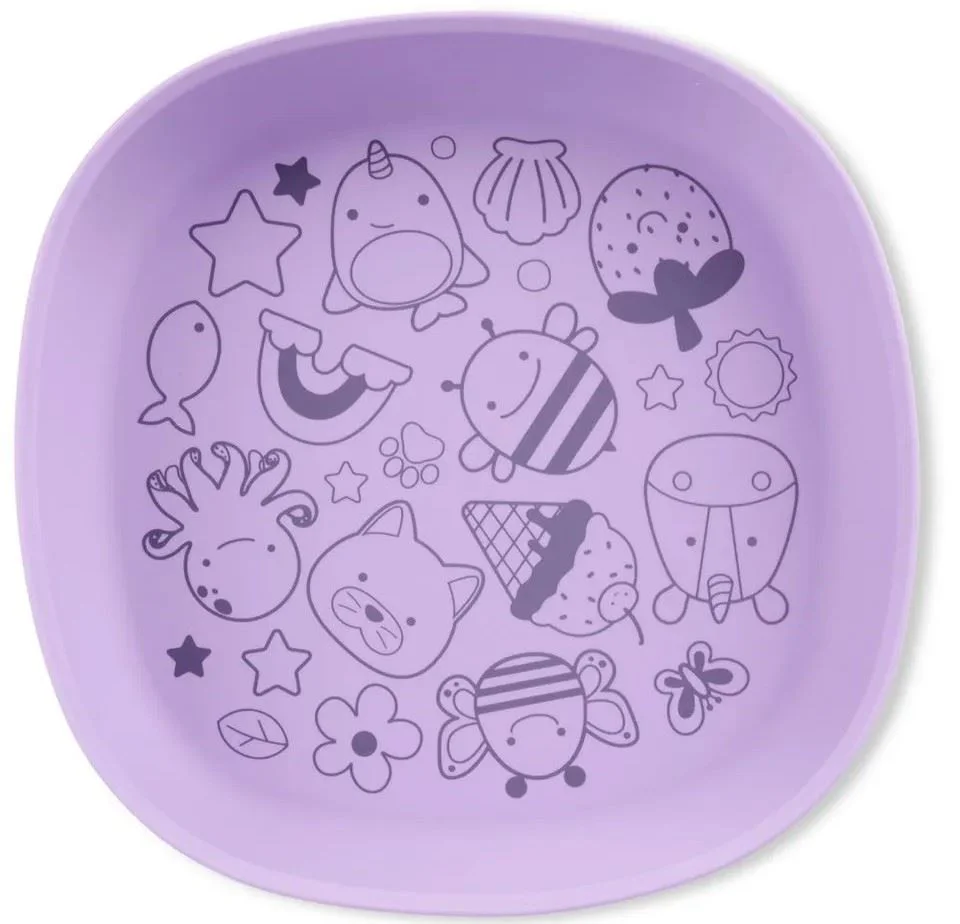 Силиконовая тарелка Skip Hop Squad Purple foto