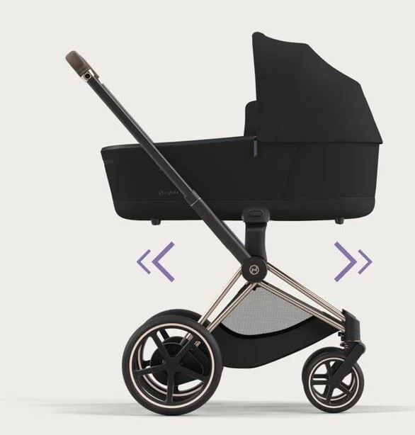 Cadru pentru carucior Cybex e-Priam RBA Chrome Black Chrome foto