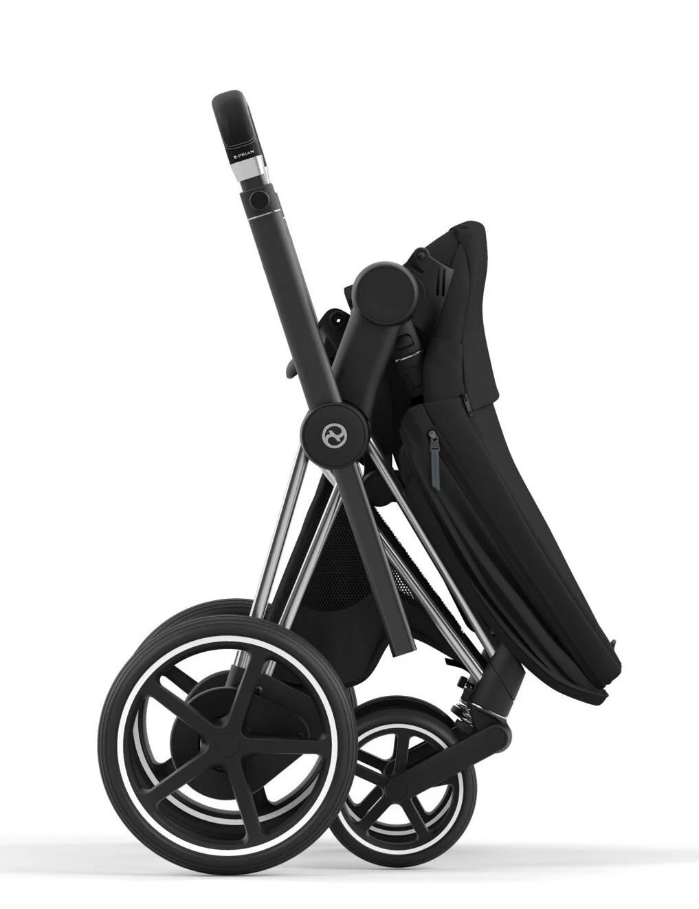 Cadru pentru carucior Cybex e-Priam RBA Chrome Black Chrome foto
