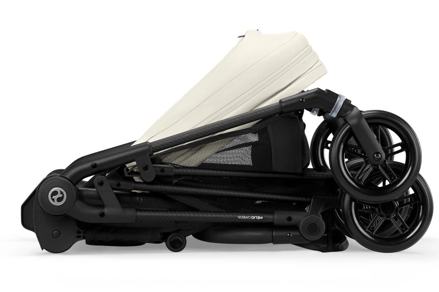 Carucior Cybex Melio Carbon B Canvas White foto