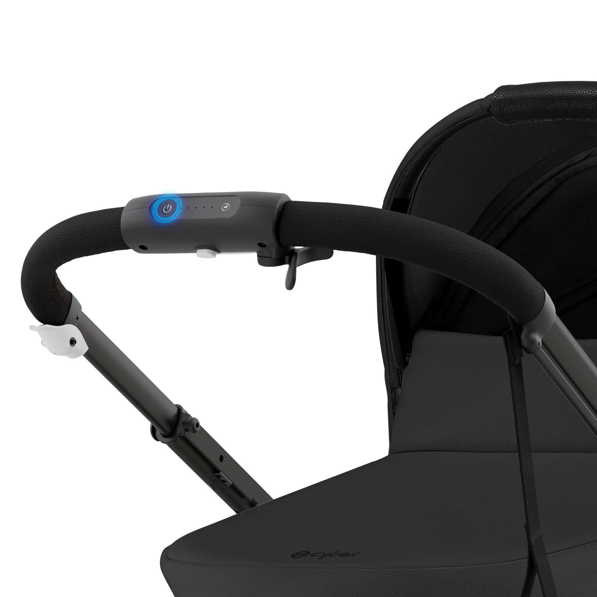 Двойная коляска Cybex e-Gazelle S BLK BP Moon Black foto
