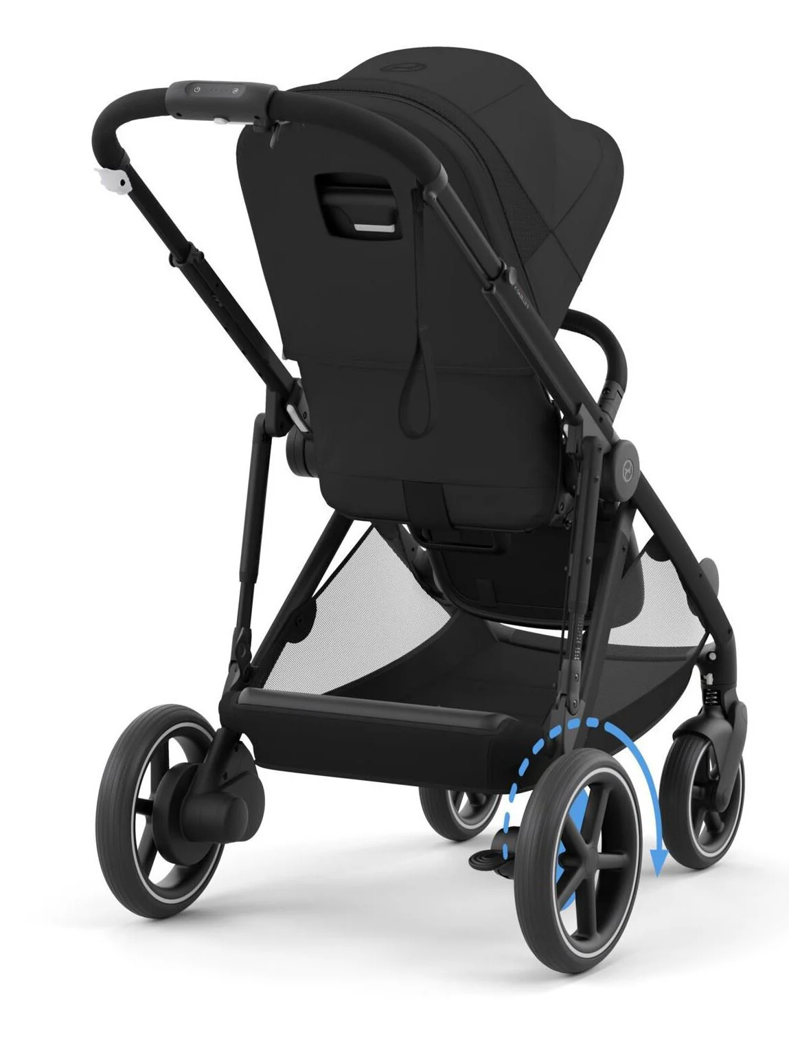 Двойная коляска Cybex e-Gazelle S BLK BP Moon Black foto