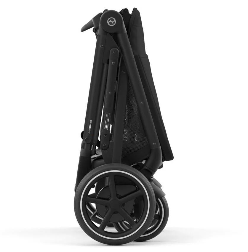 Двойная коляска Cybex e-Gazelle S BLK BP Moon Black foto