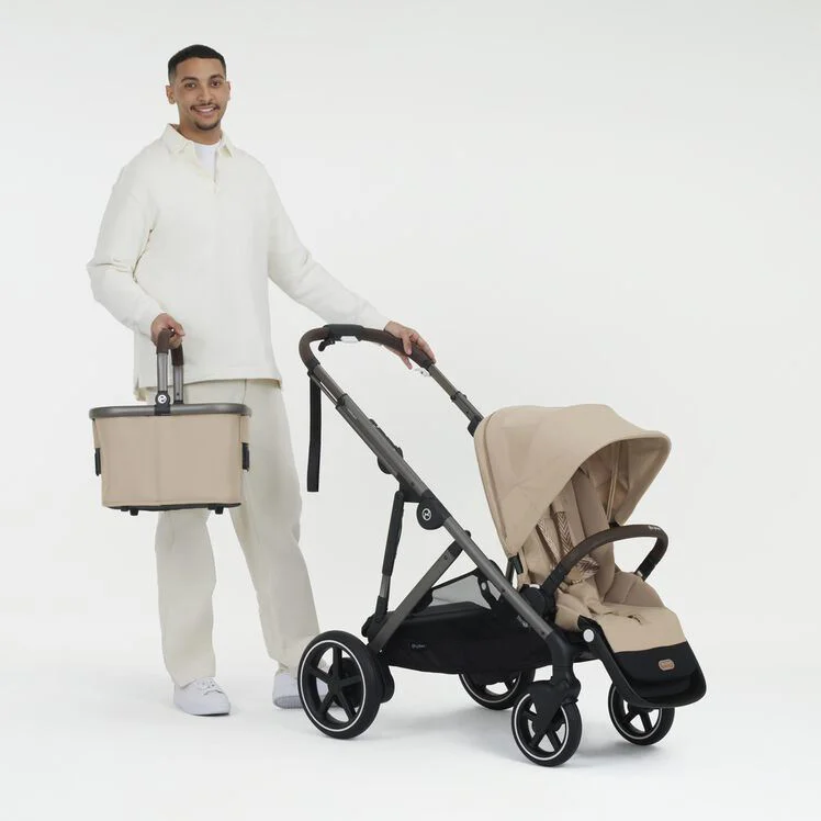 Двойная коляска Cybex e-Gazelle S BLK BP Moon Black foto