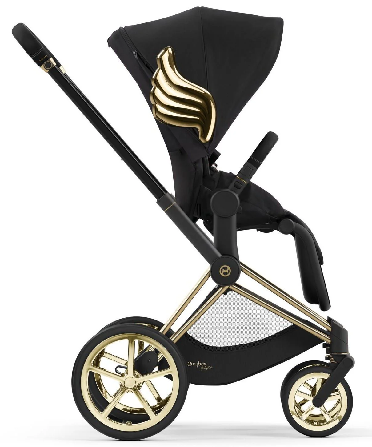 Carucior Cybex Priam JS RBAS Wings Black foto