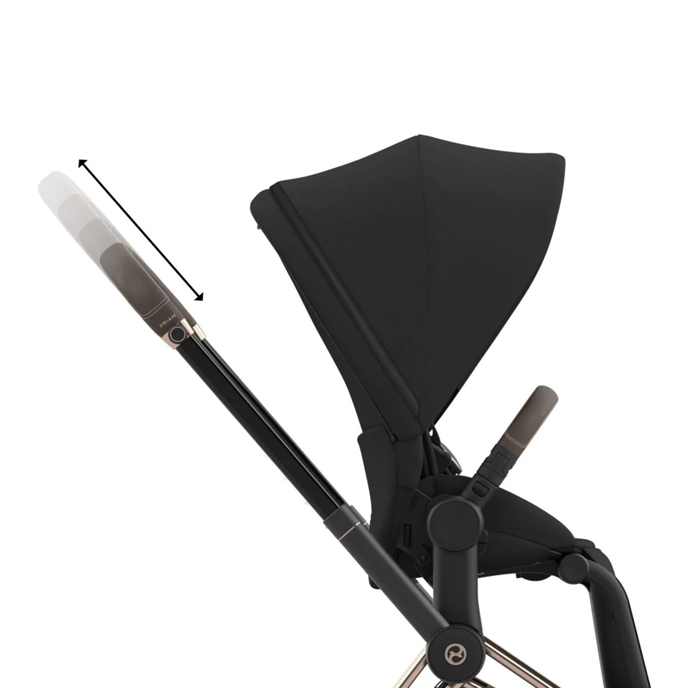 Carucior Cybex Priam JS RBAS Wings Black foto
