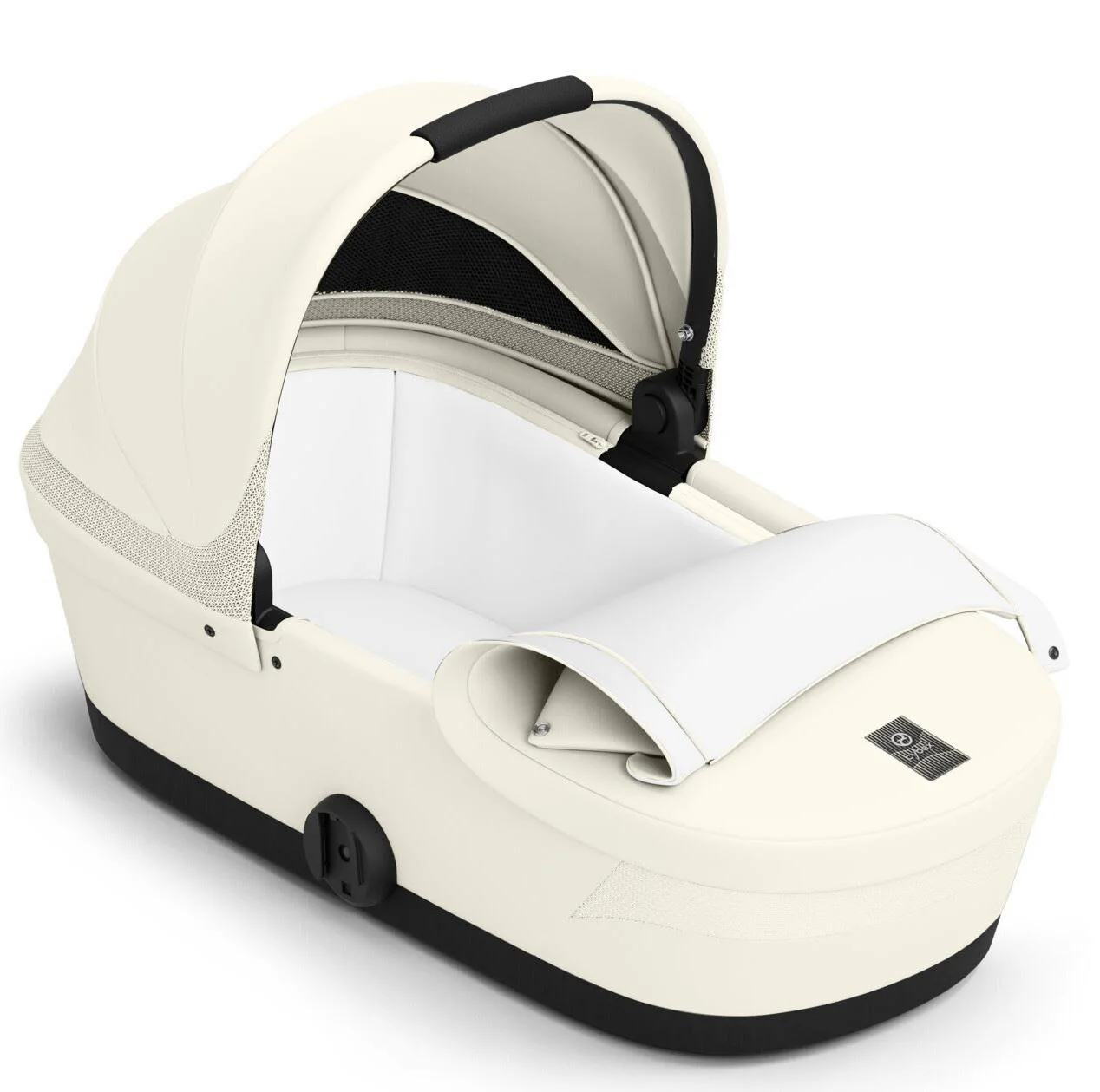 Люлька для коляски Cybex Melio Canvas White foto