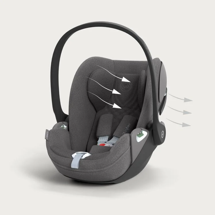 Автолюлька i-Size Cybex Cloud T i-Size JS Wings Black, 45-87 см foto