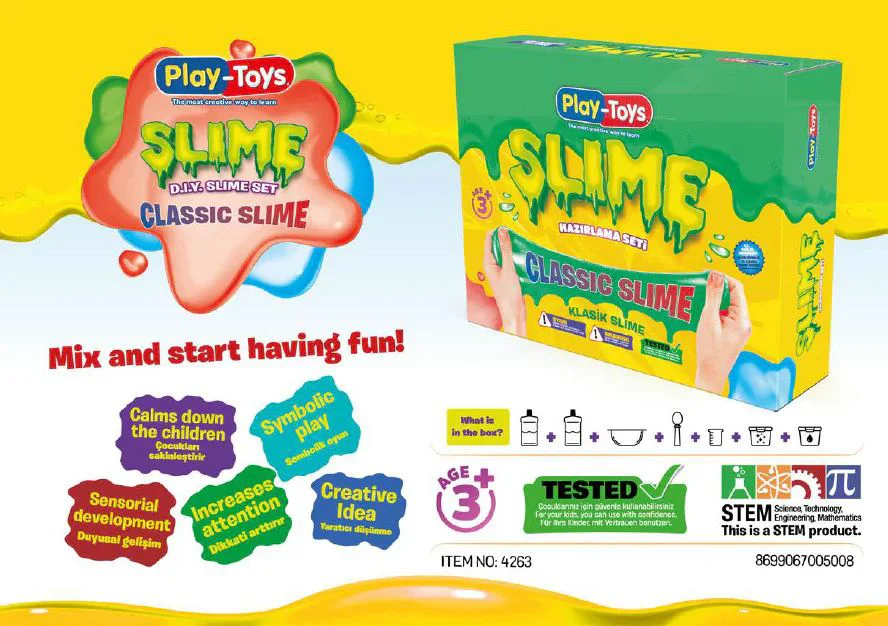 Набор для слайма DIY Play Toys Classic foto