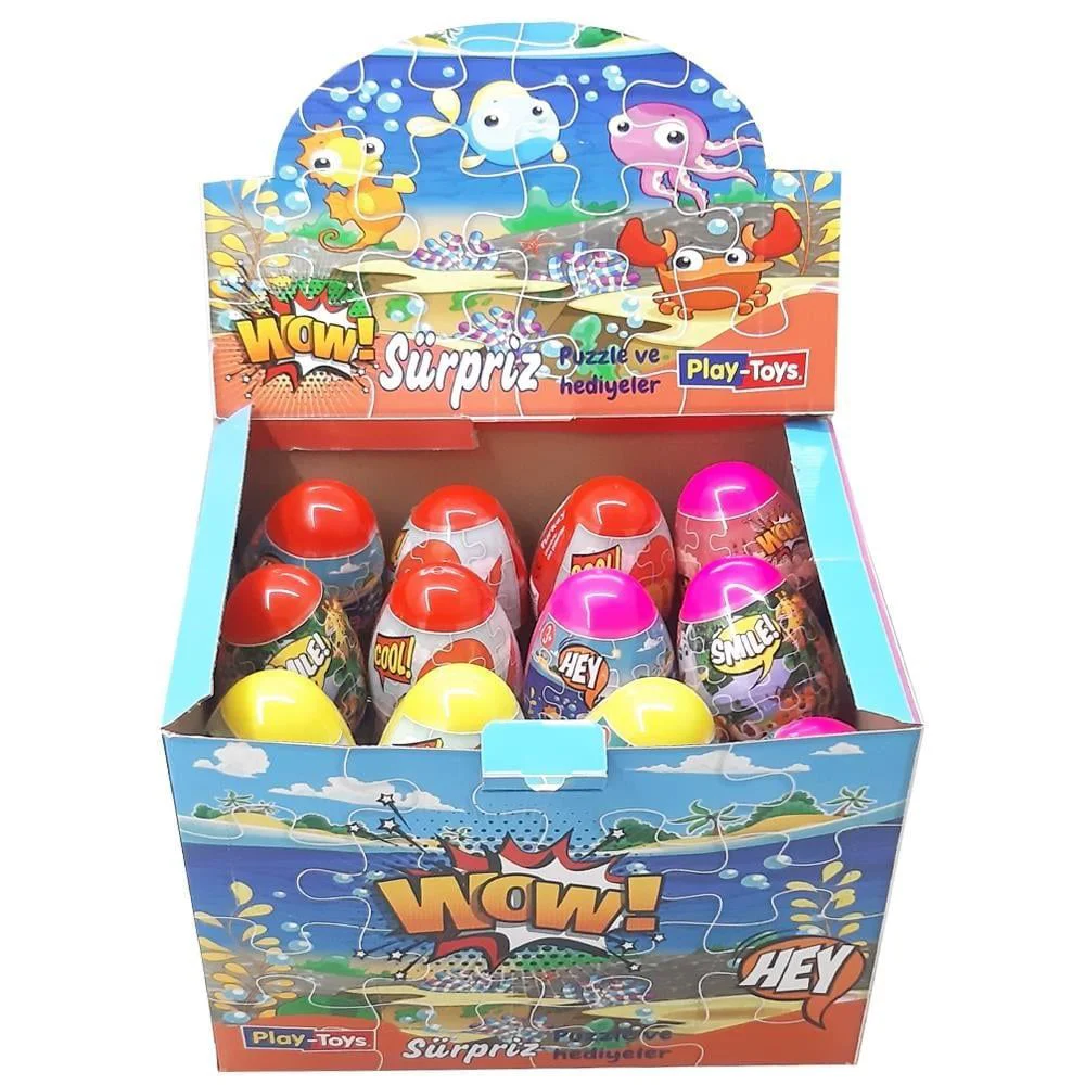 Набор для лепки в яйце Play Toys «Puzzle Сюрприз» foto