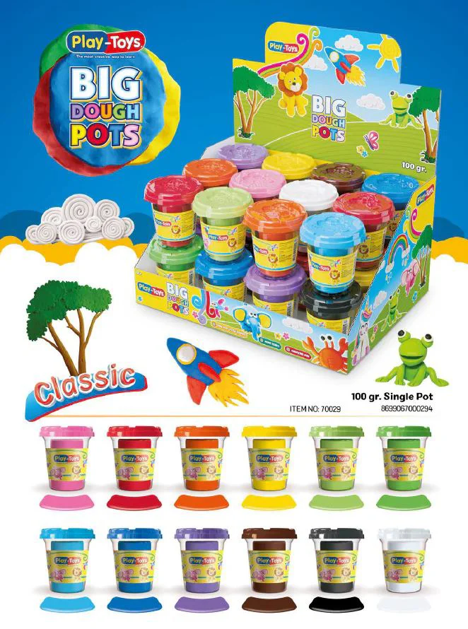 Пластилин Play Toys, 100 г. foto