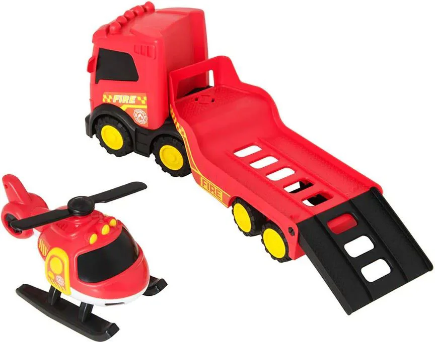 Transportor de pompieri HTI Teamsterz cu elicopter foto
