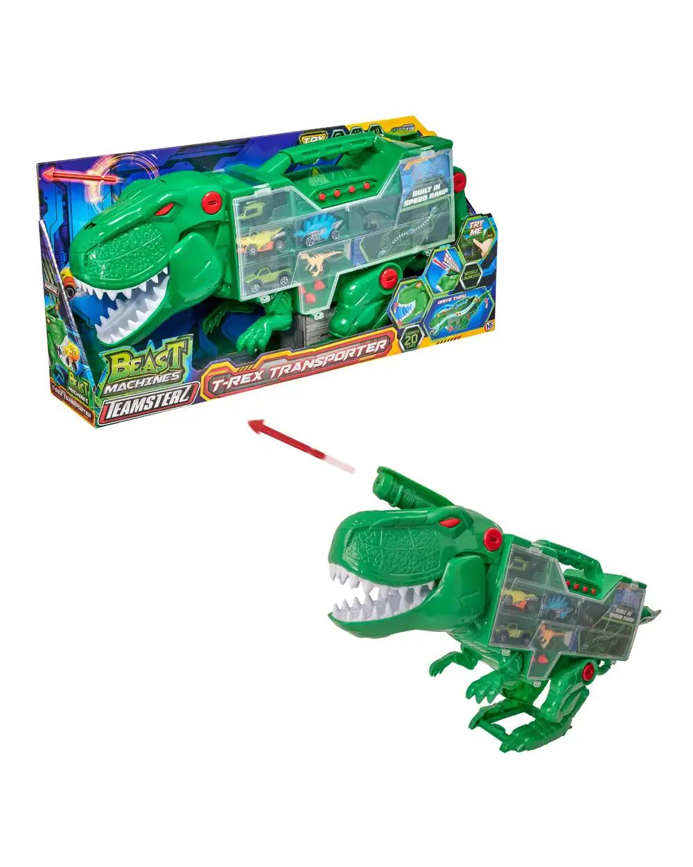 Transportatorul HTI Teamsterz Beast Machines T-Rex foto