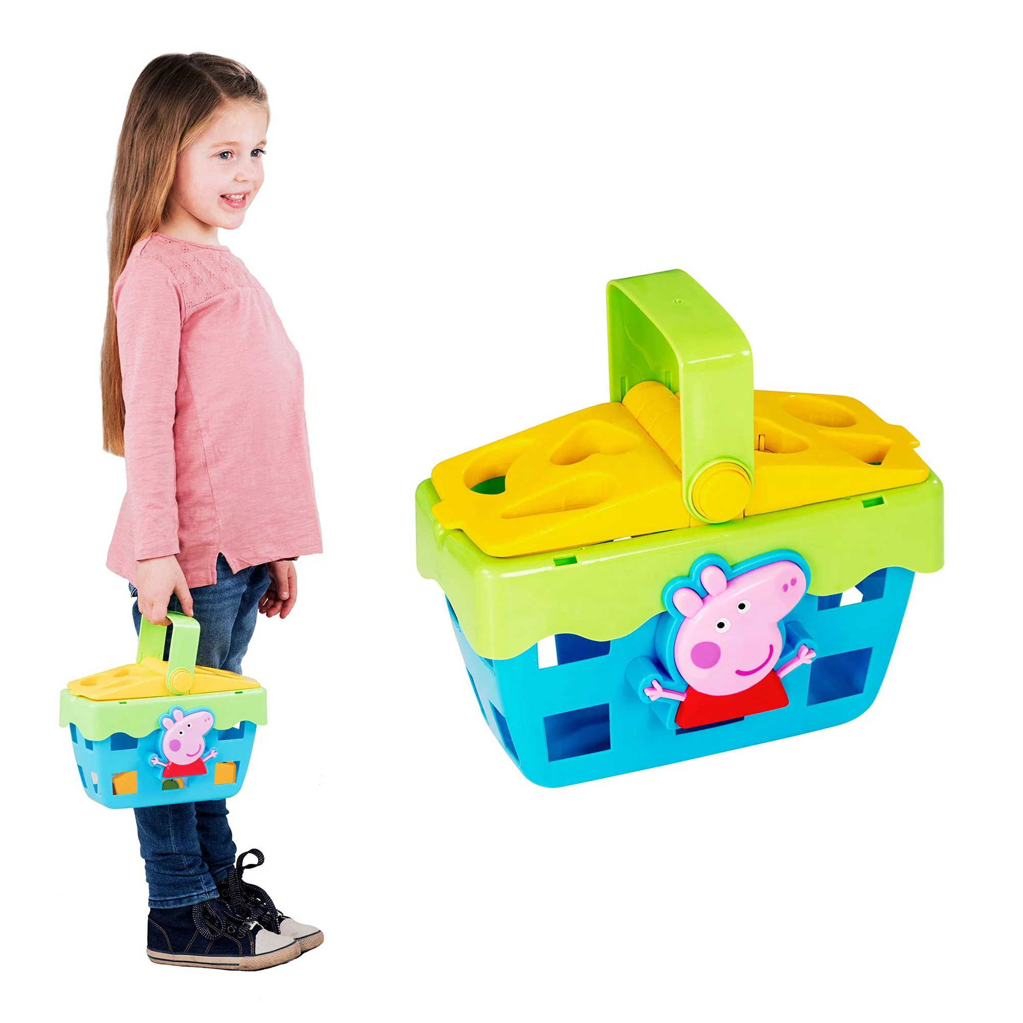 Корзина-сортер HTI Peppa Pig с интерактивной кнопкой foto