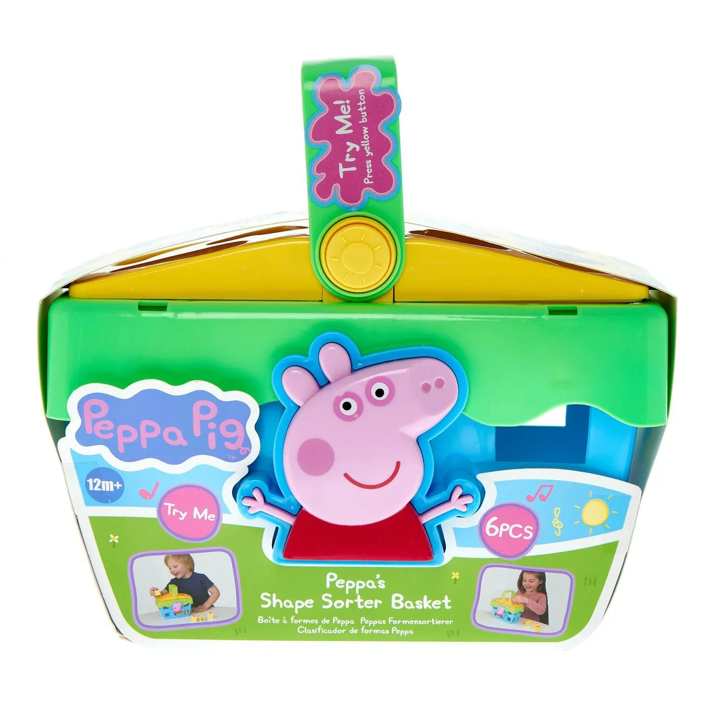 Корзина-сортер HTI Peppa Pig с интерактивной кнопкой foto