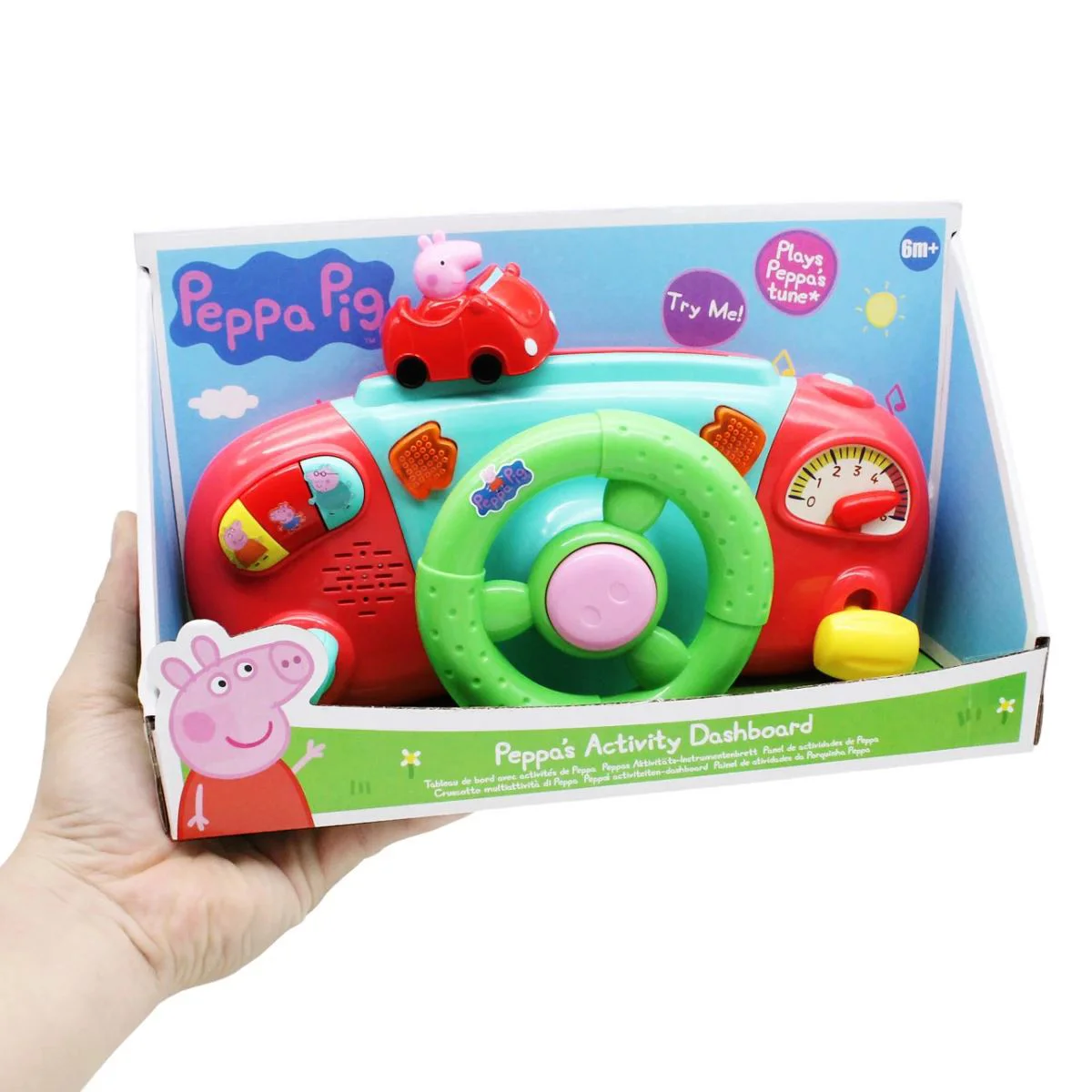 Bordul interactiv al soferului HTI Peppa Pig foto