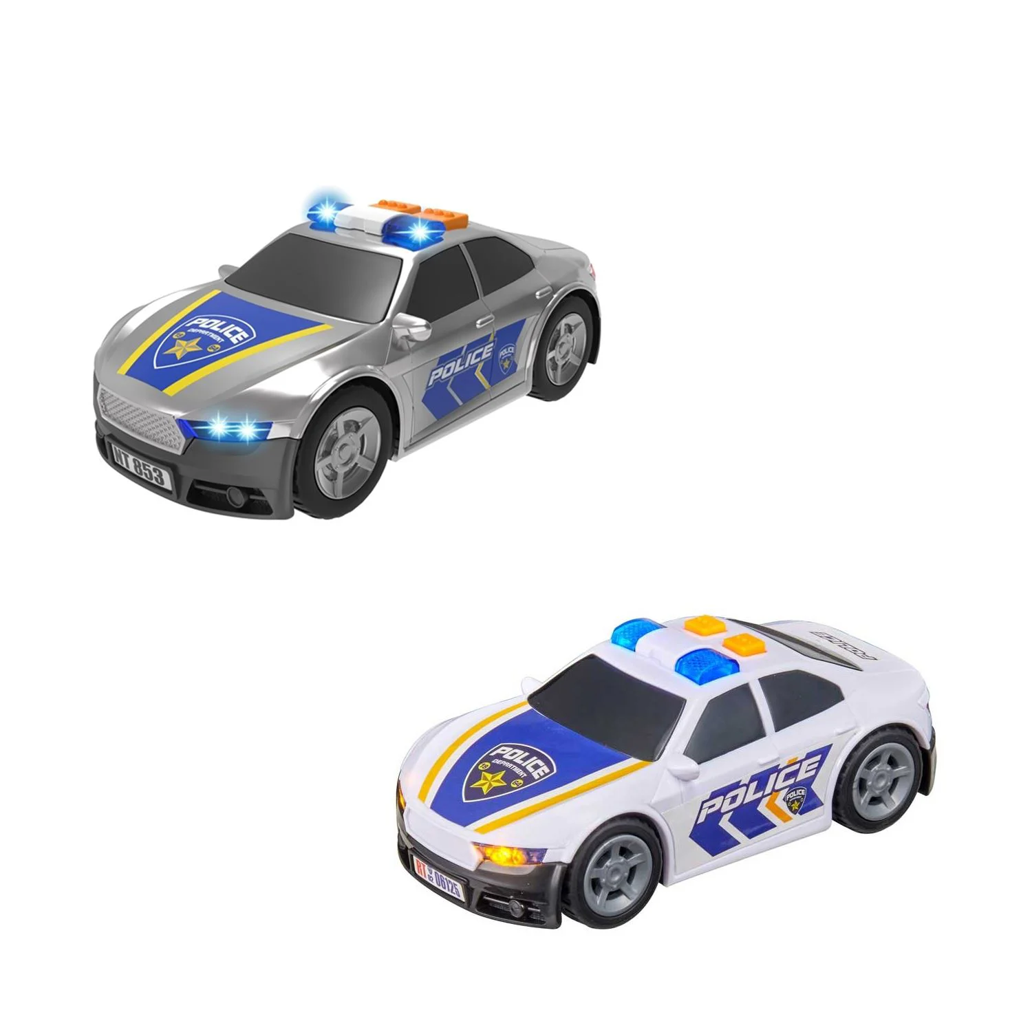 Masinuta de politie HTI Teamsterz cu lumina si sunet, (in ass.) foto