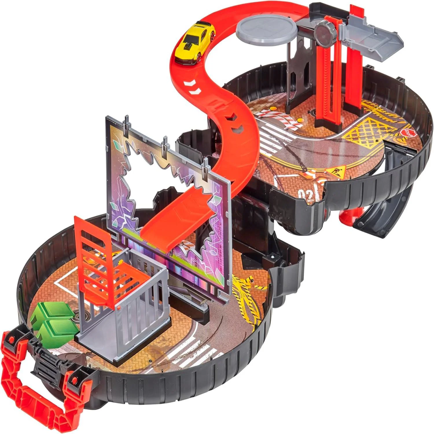 Set de joaca HTI Teamsterz Packaway Wheel cu 1 masinuta foto