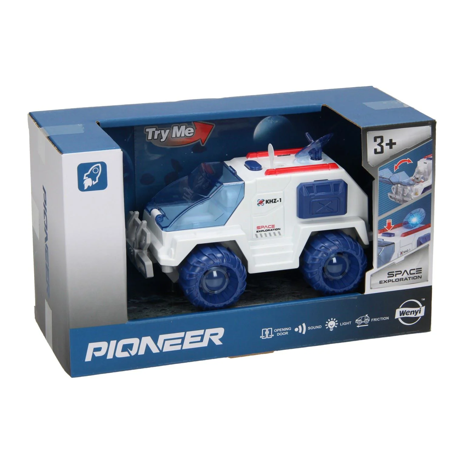 Set de joaca Wenyi	Vehicul spatial cu inertie si figurina astronaut (sunet/lumina) foto