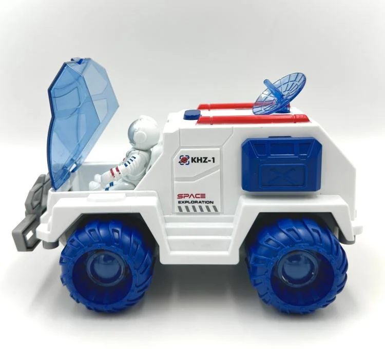 Set de joaca Wenyi	Vehicul spatial cu inertie si figurina astronaut (sunet/lumina) foto