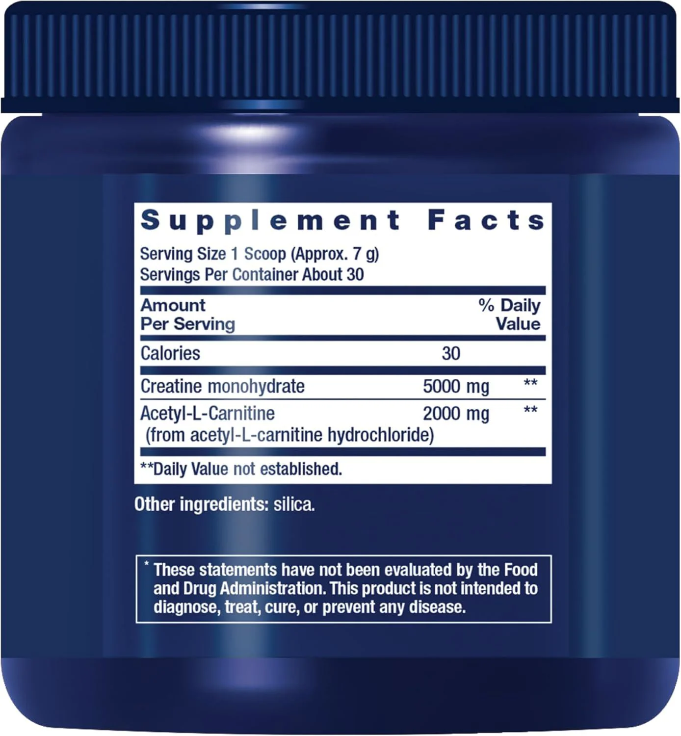 Supliment alimentar Life Extension Creatina & Acetyl-L-Carnitine Energy Plus, 233 g foto