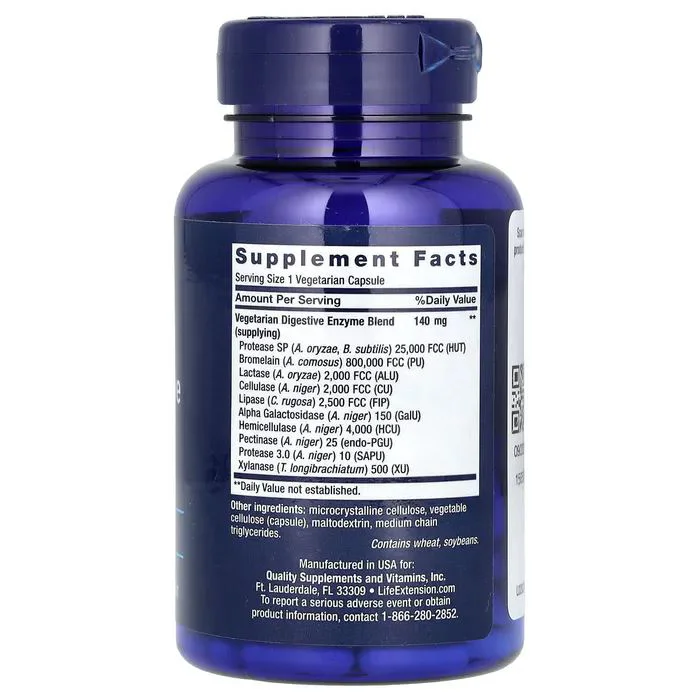 Пищевая добавка Life Extension Enhanced Super Digestive Enzymes, 60 капсул foto