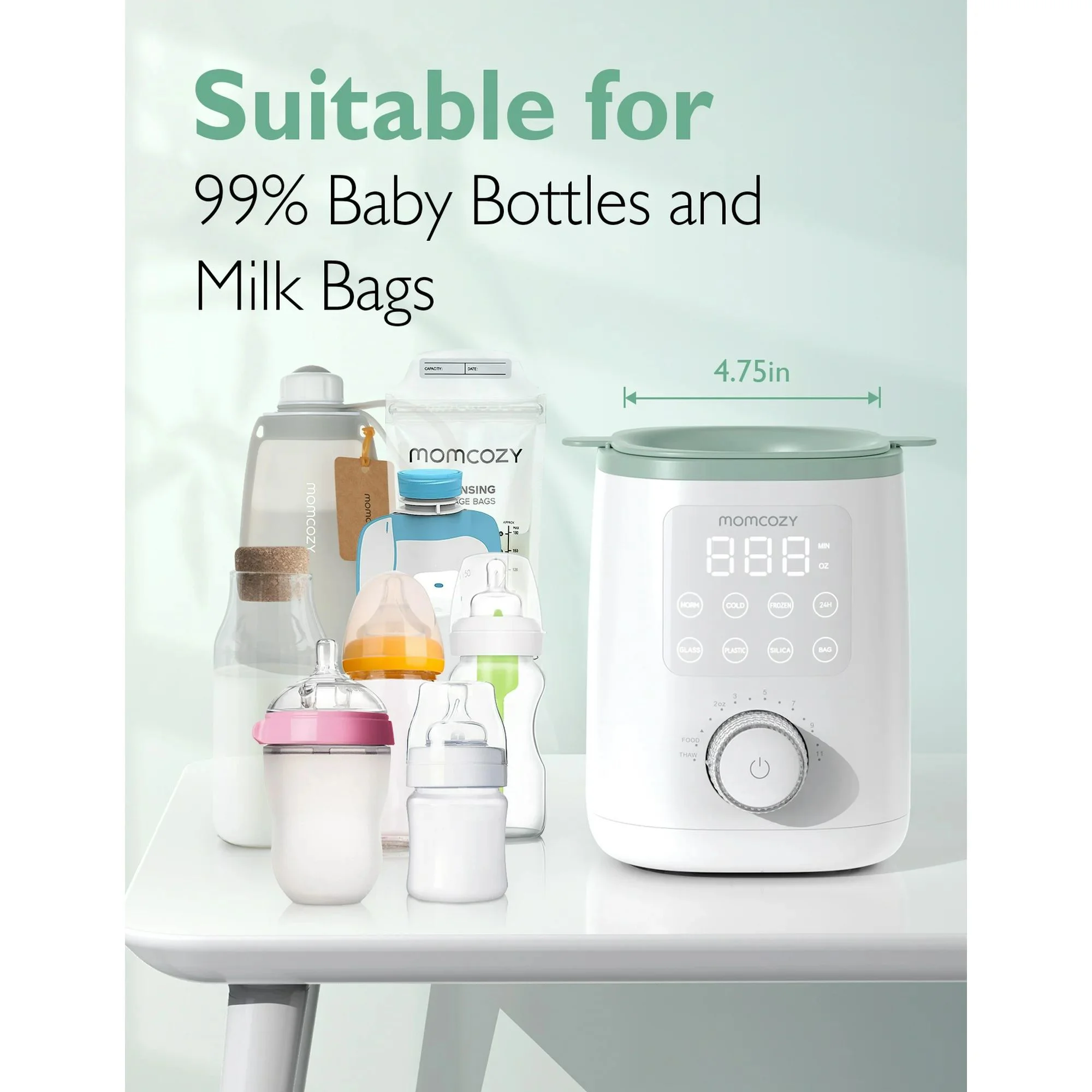 Incalzitor pentru biberoane 4 in 1 Momcozy Nutri Smart foto