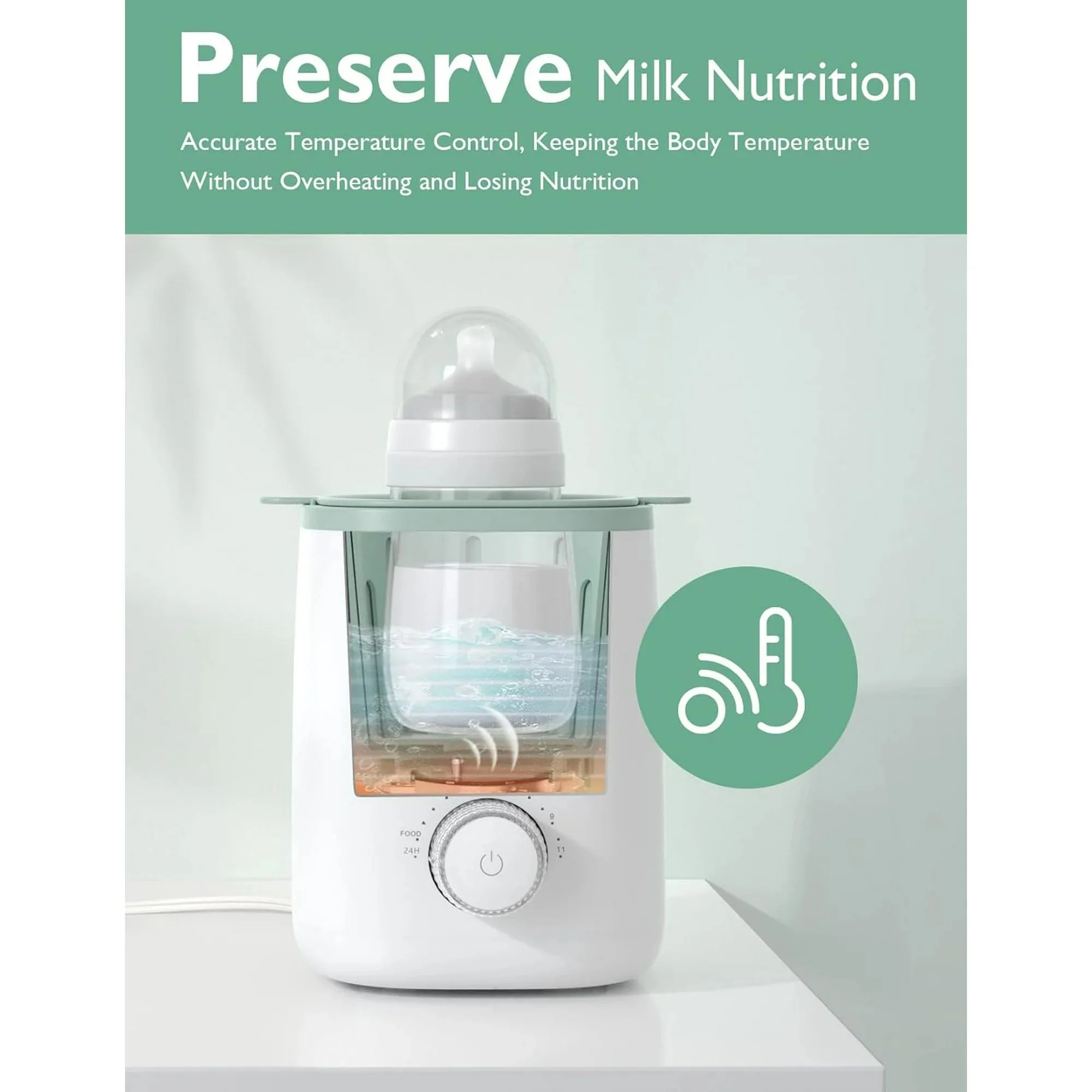 Incalzitor pentru biberoane 4 in 1 Momcozy Nutri Smart foto