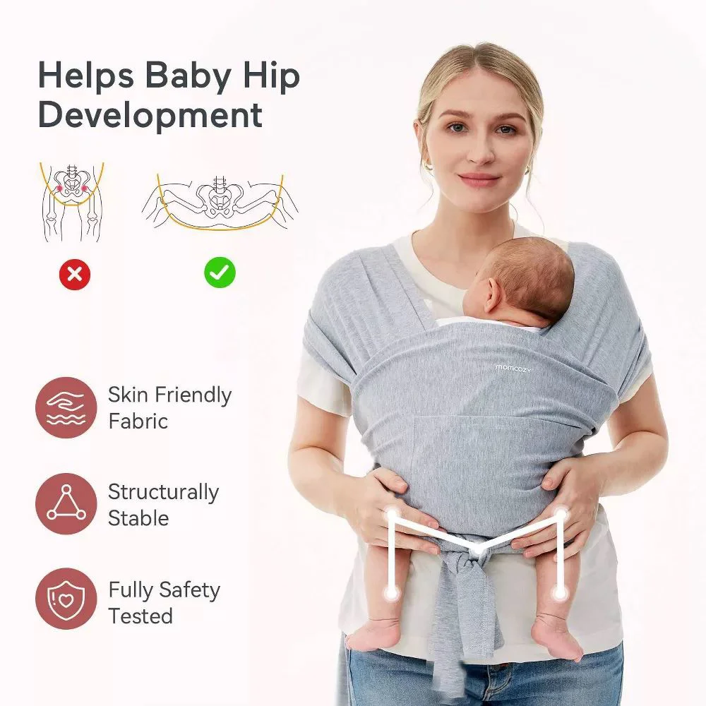 Sling Momcozy Wrap Grey foto