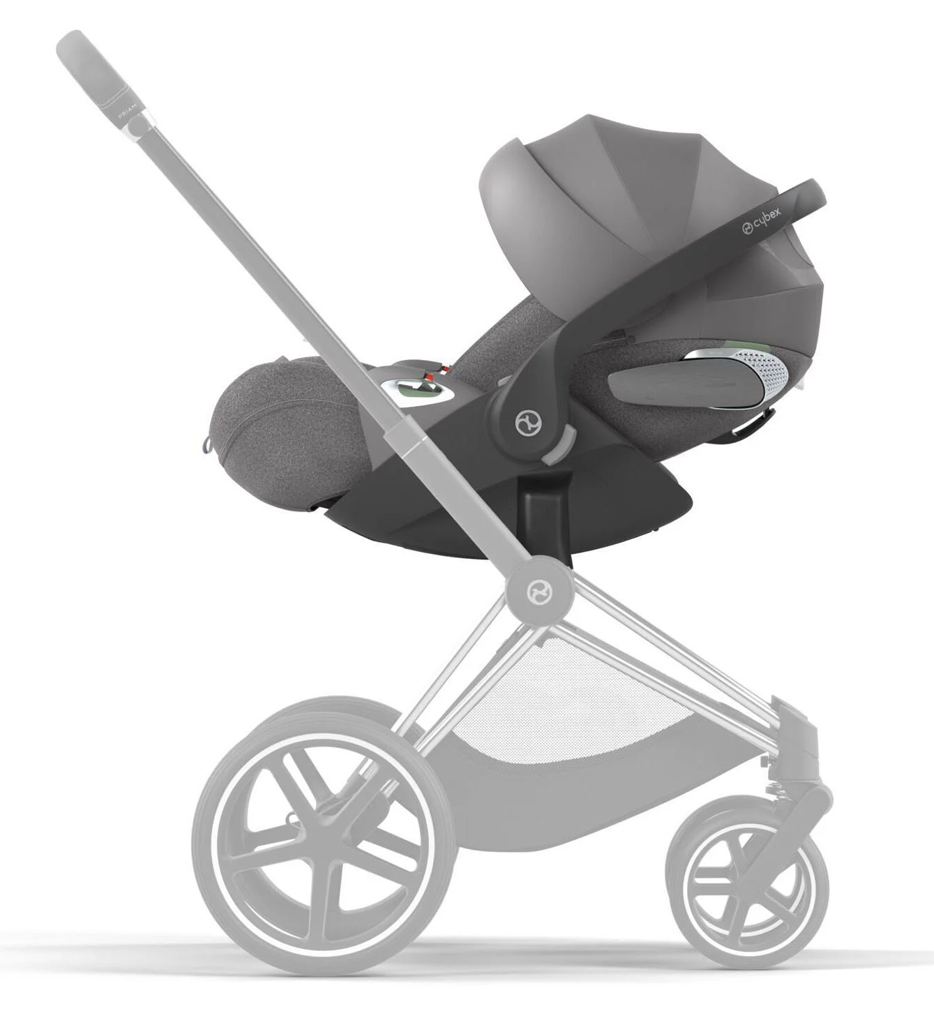 Автолюлька Cybex Cloud T i-Size Plus Mirage Grey, 45-87 см foto