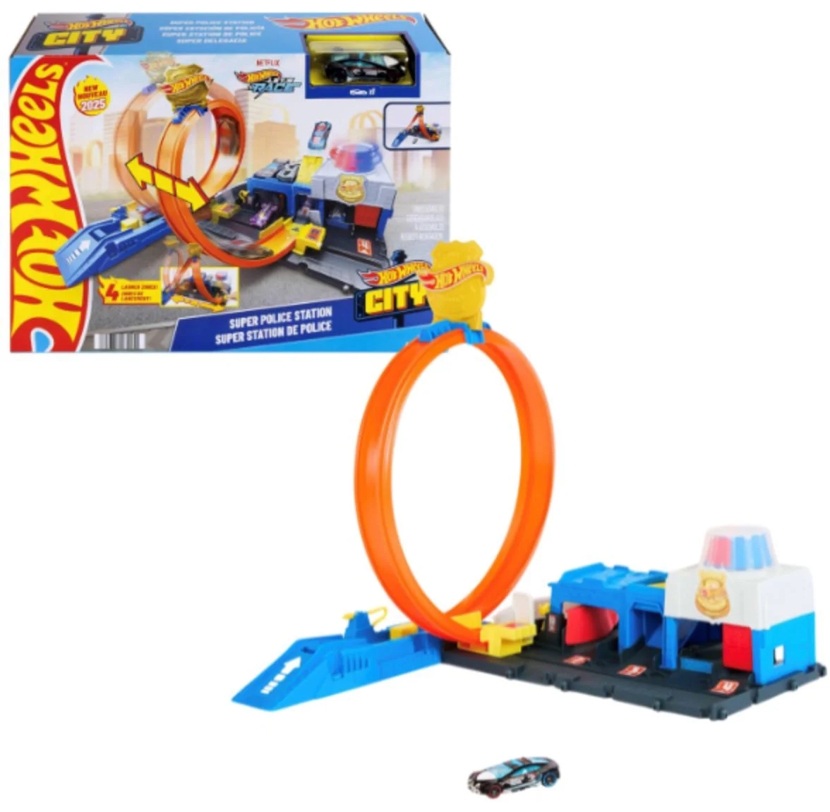 Set de joaca Hot Wheels City Sectia de Politie foto