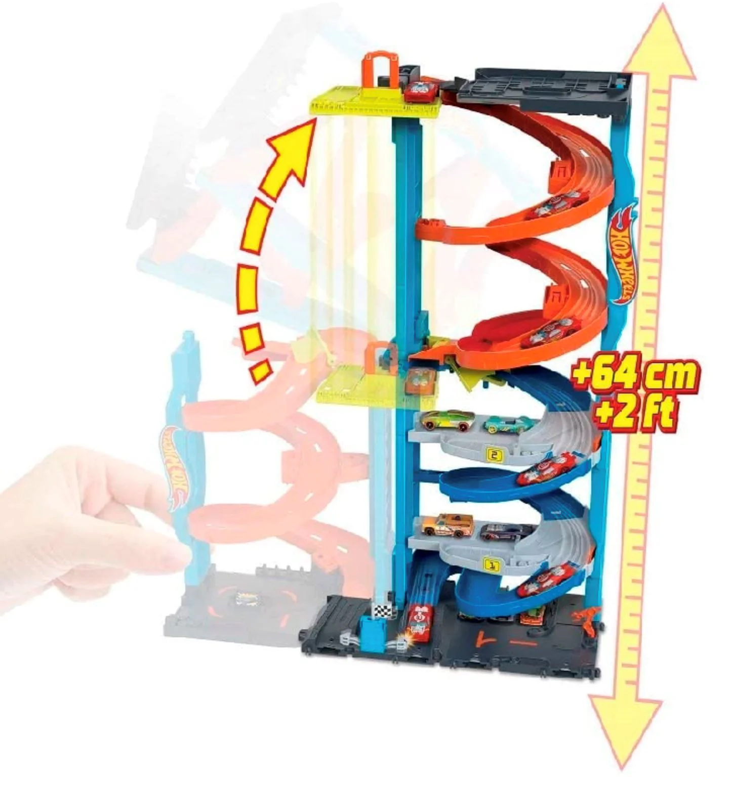 Набор для игры Hot Wheels City Transforming Race Tower foto