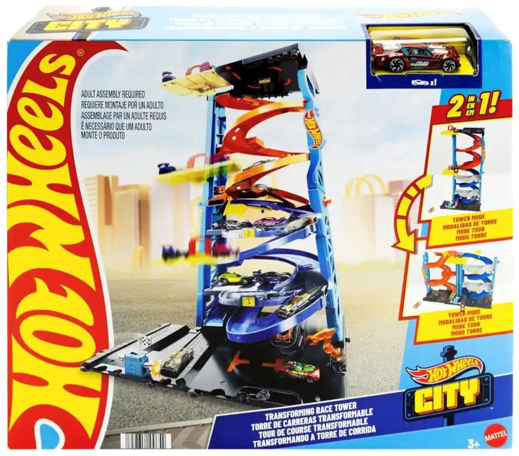Набор для игры Hot Wheels City Transforming Race Tower foto