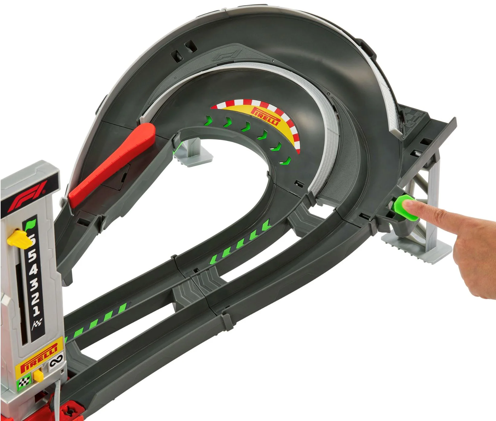 Set de joaca Hot Wheels Formula 1: Circuit Grand Prix cu 3 masinute foto