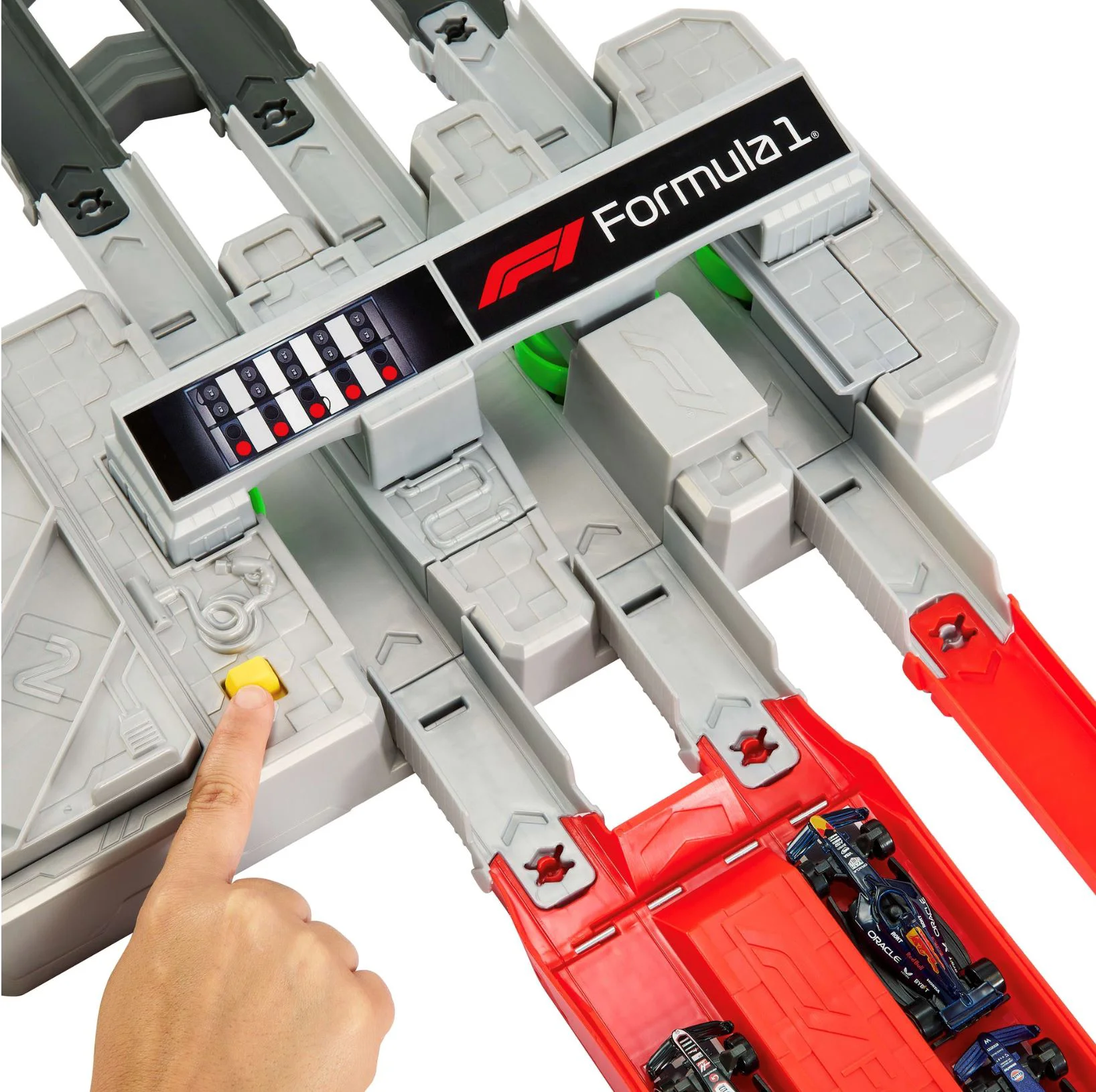Set de joaca Hot Wheels Formula 1: Circuit Grand Prix cu 3 masinute foto