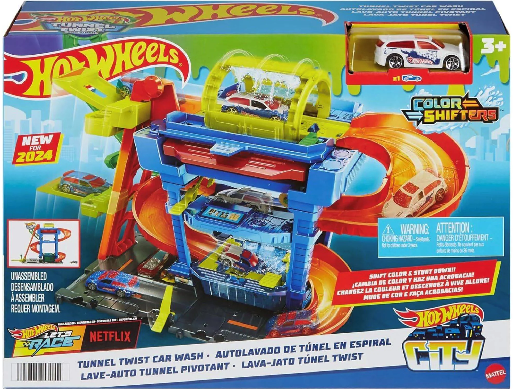 Игровой набор Hot Wheels Track Мойка Городской Твист foto