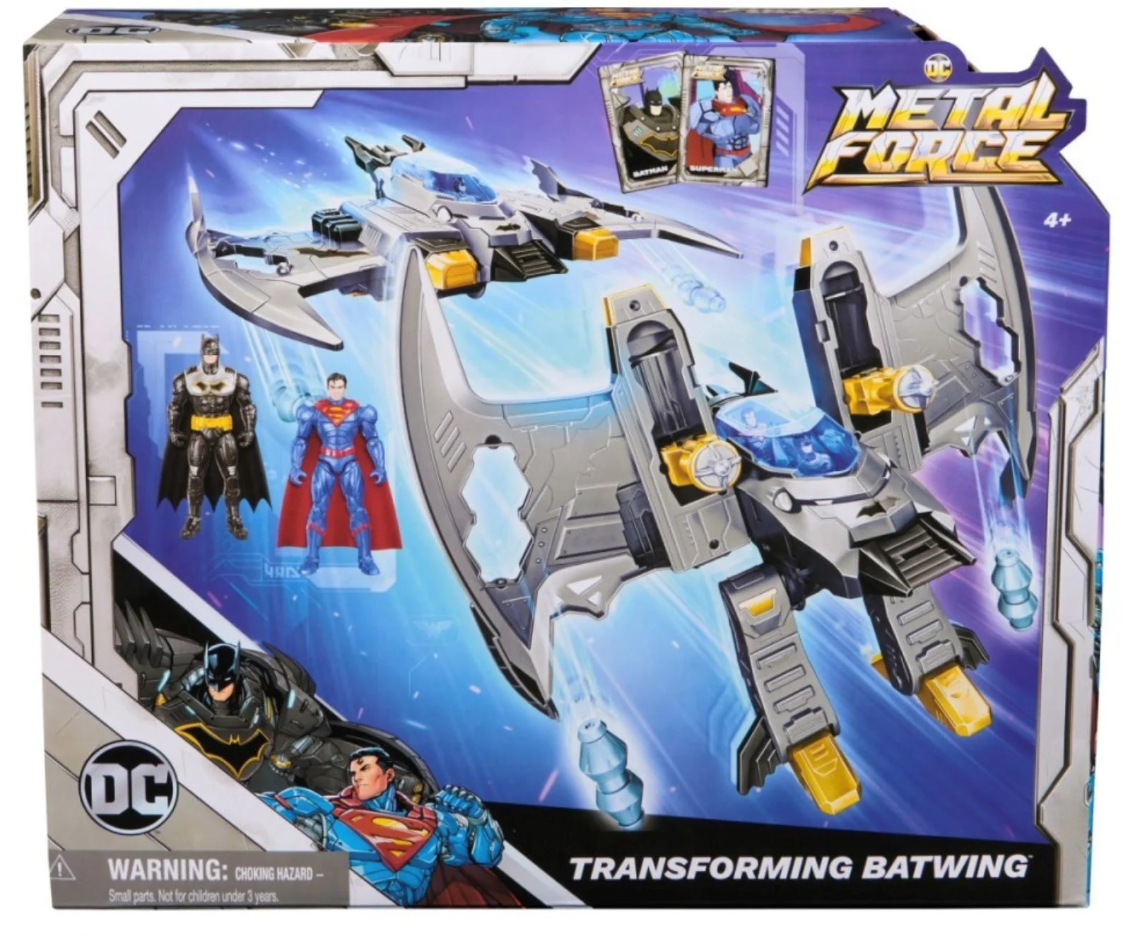Игрушка Batwing трансформер 2 в 1 Spin Master Metal Force foto