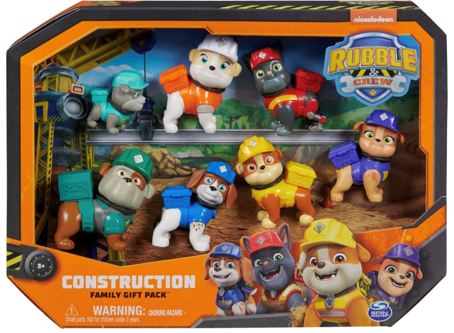 Set de 7 mini-figurine Rubble&Crew Patrula Catelusilor foto