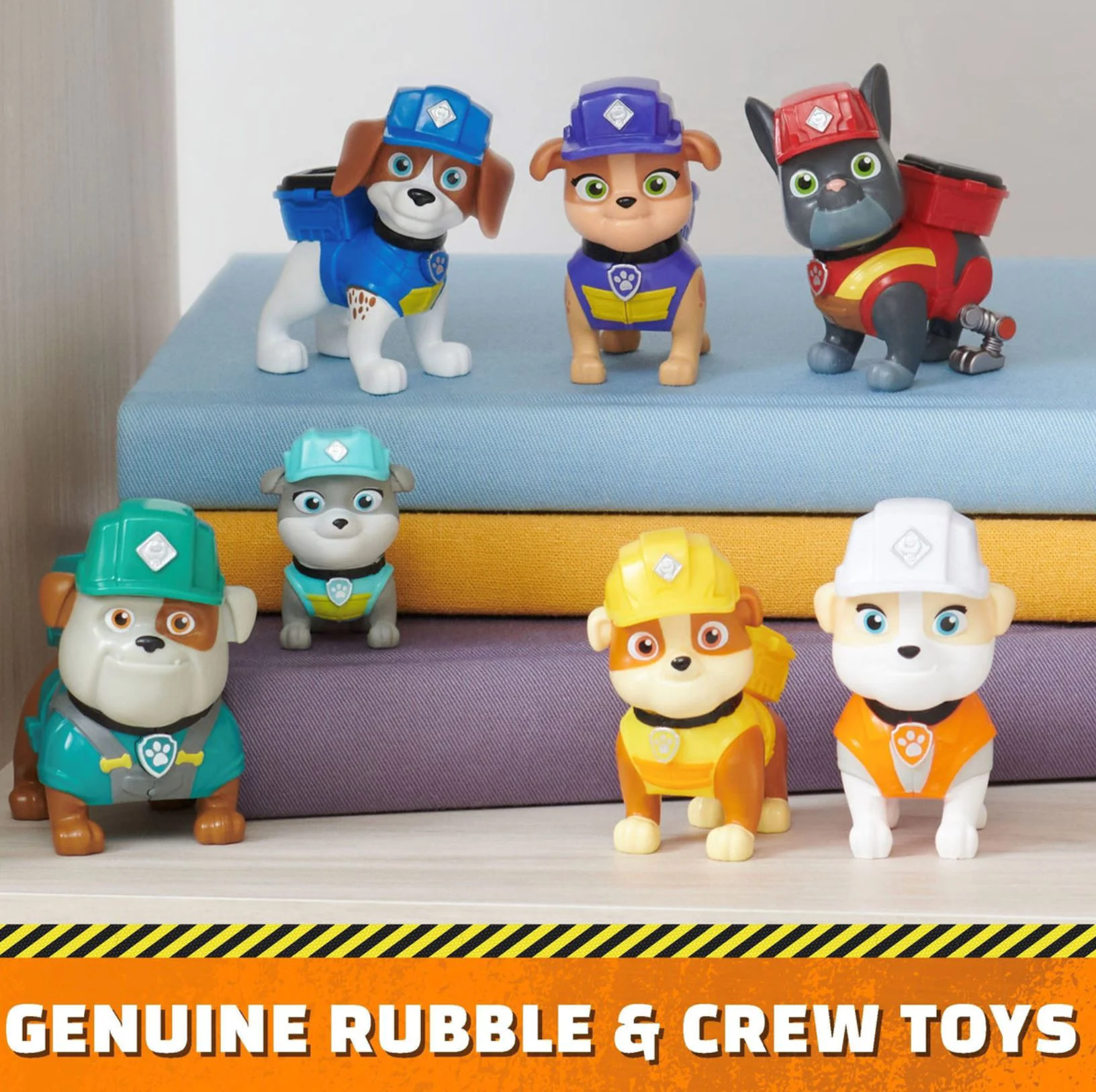 Set de 7 mini-figurine Rubble&Crew Patrula Catelusilor foto