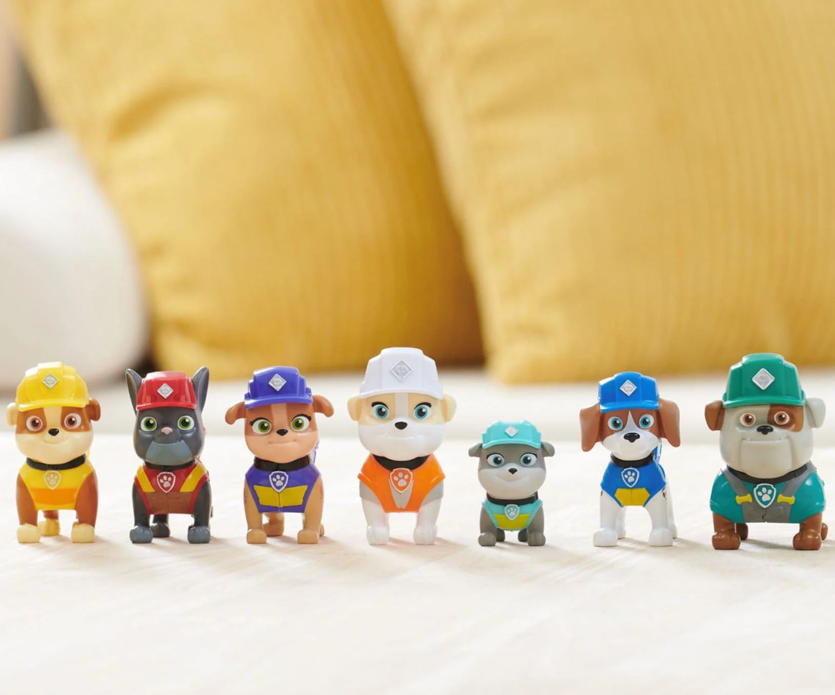 Set de 7 mini-figurine Rubble&Crew Patrula Catelusilor foto