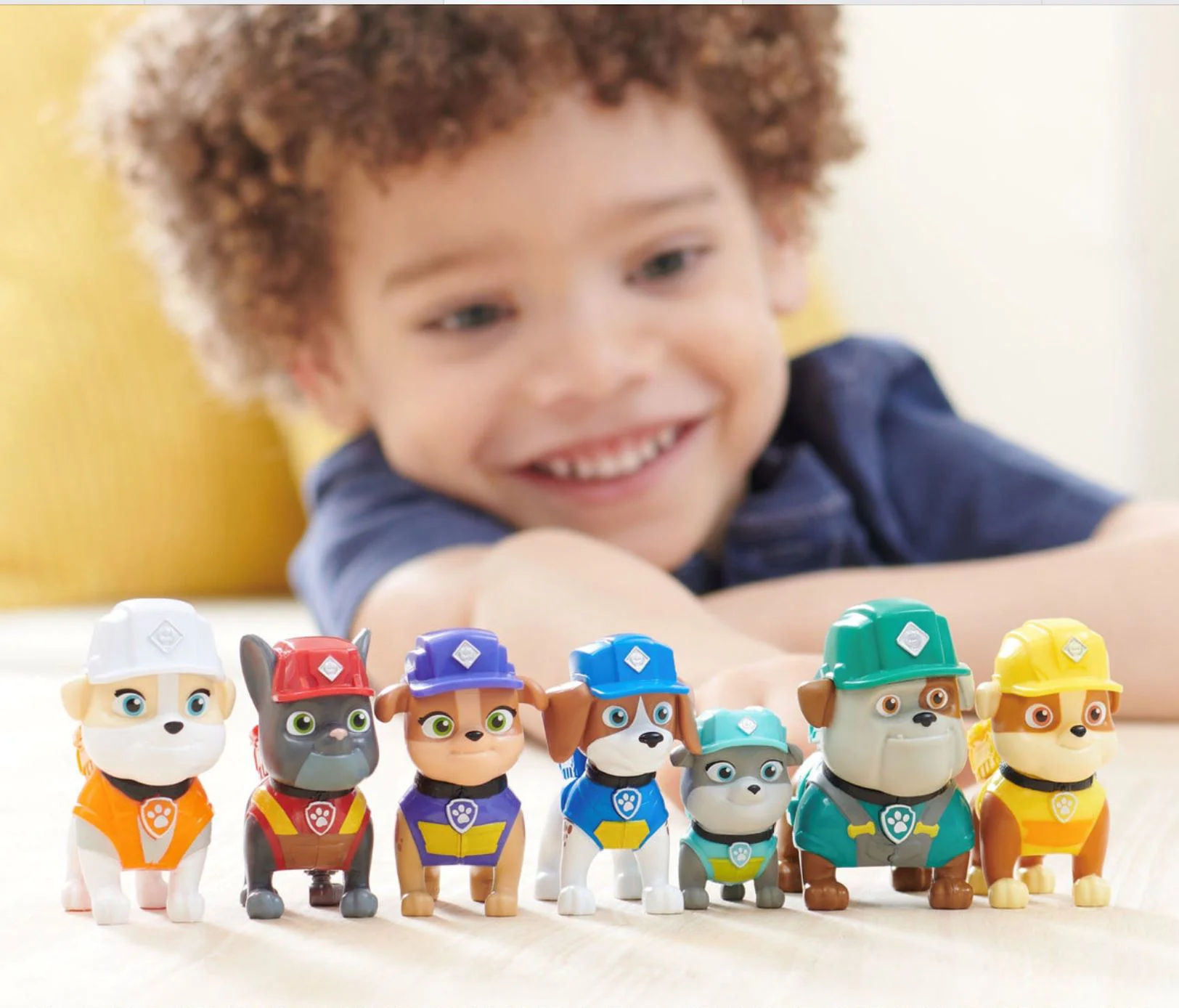 Set de 7 mini-figurine Rubble&Crew Patrula Catelusilor foto