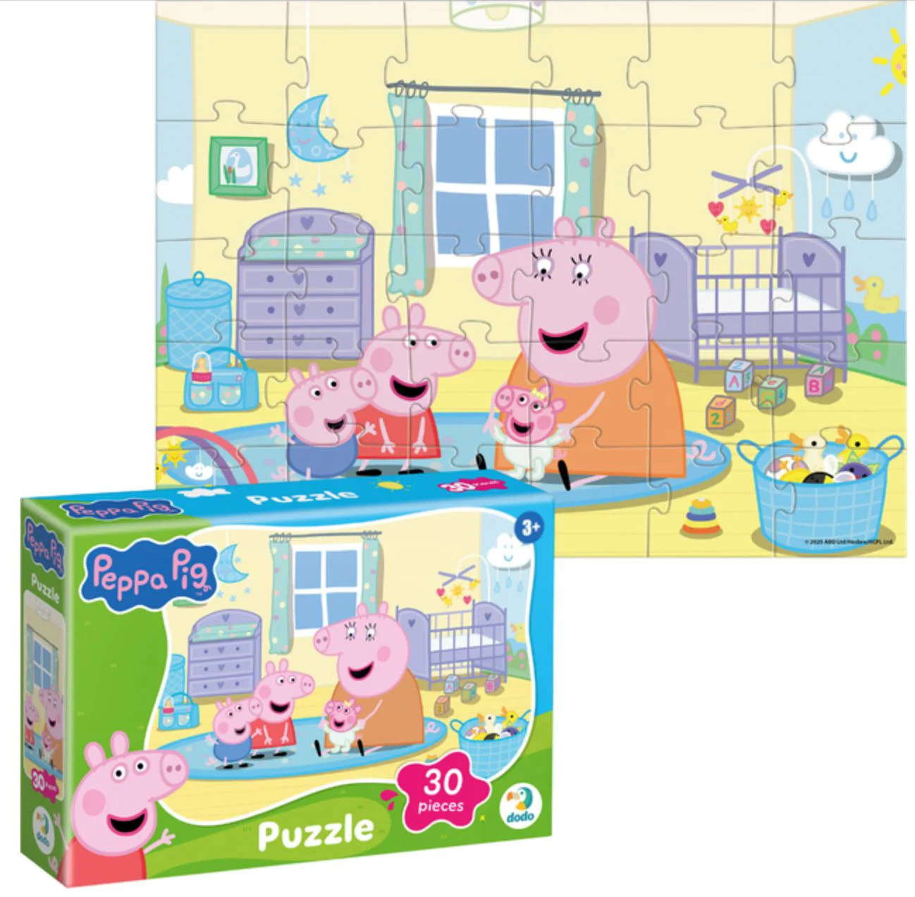 Puzzle Dodo Camera bebelusului, Peppa Pig, 30 el. foto