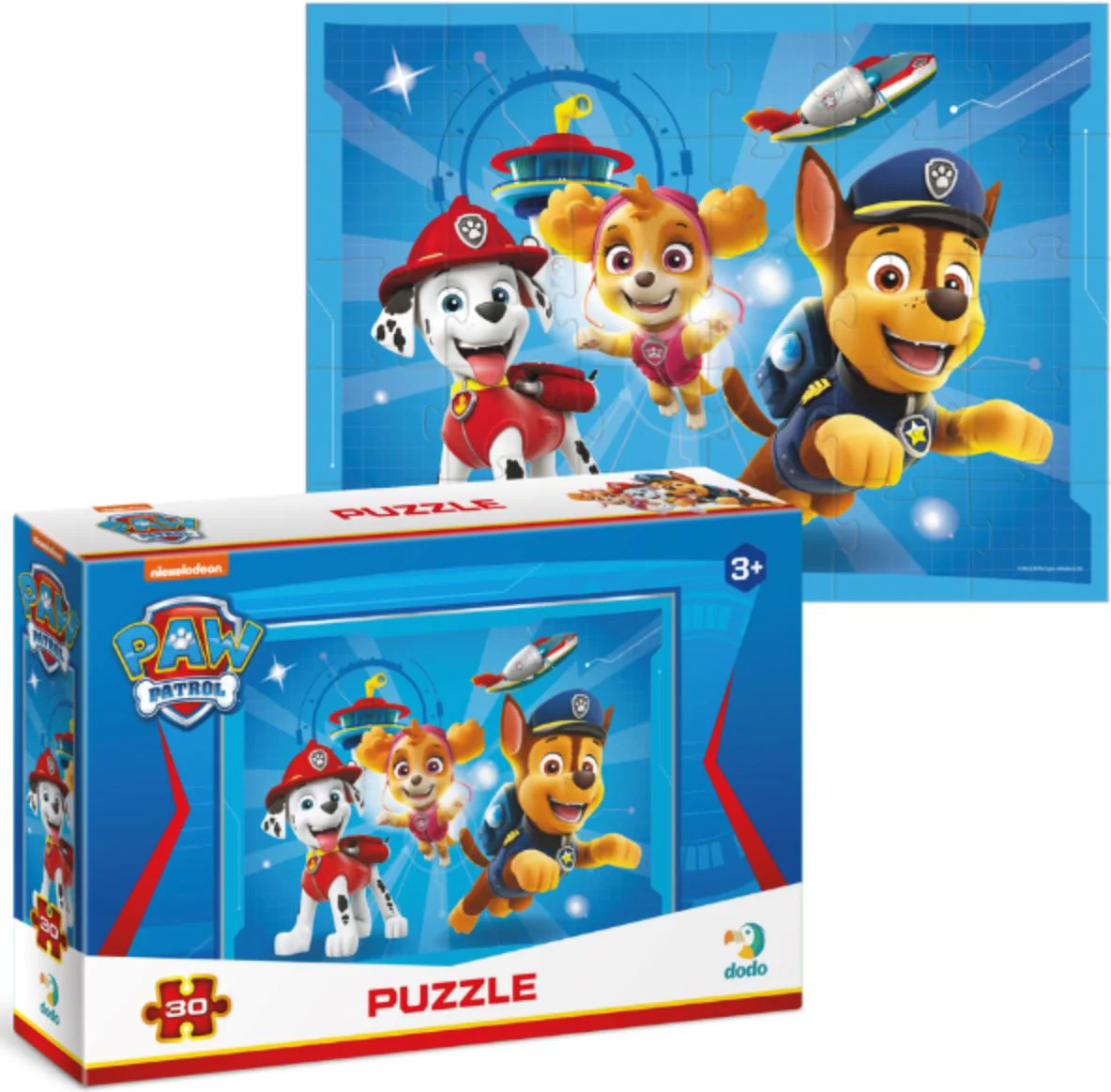 Пазл Dodo Paw Patrol Chase, Skye и Marshall 30 эл. foto