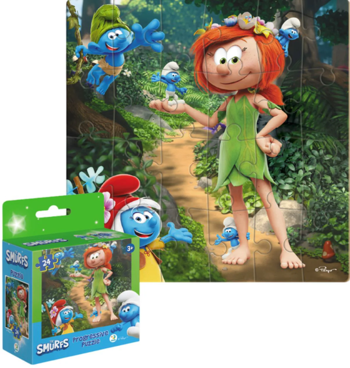 Puzzle Dodo Принцесса в лесу, Смурфики, 24 эл. foto