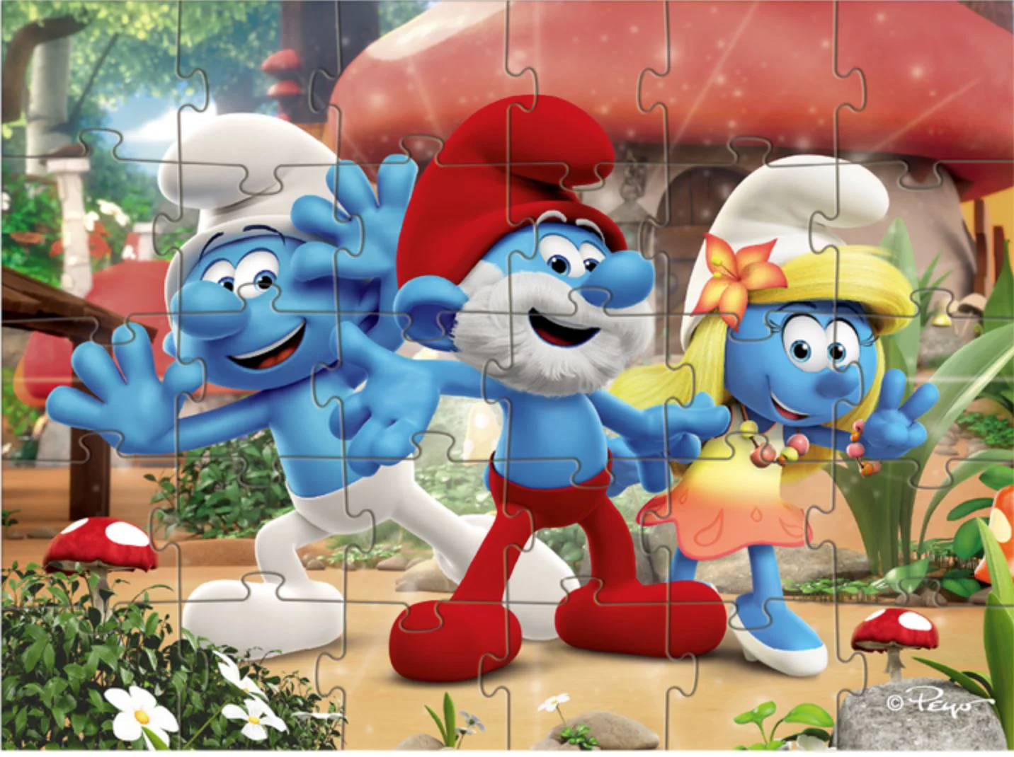 Puzzle-mini Dodo Smurfii, 30 el. foto